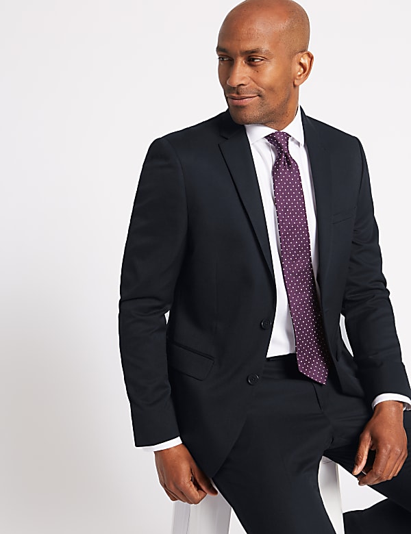 Navy Skinny Fit Jacket