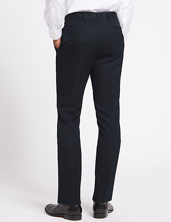 Navy Skinny Fit Suit Trousers