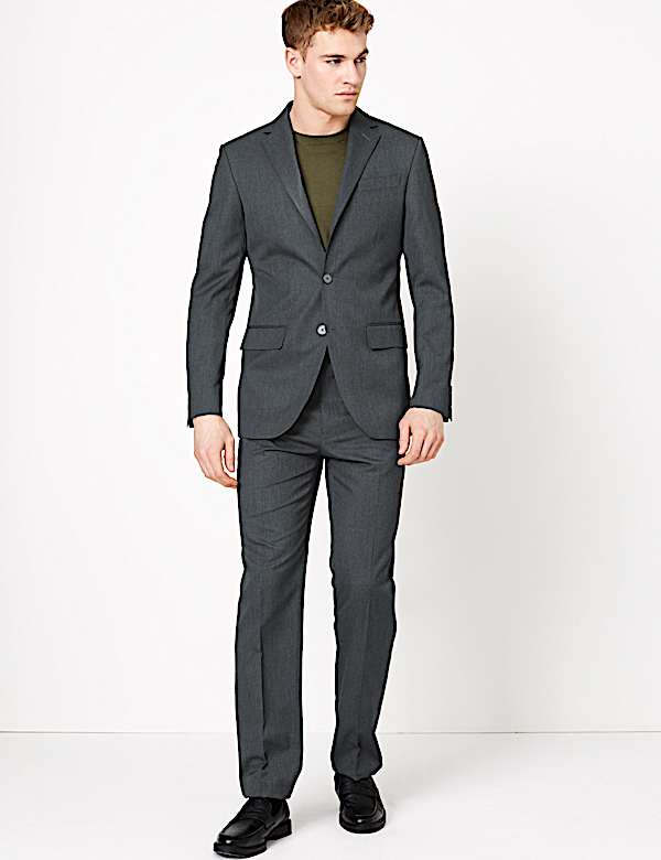 Regular Fit Suit Trousers