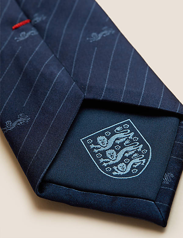 Three Lions Tonal Pure Silk Tie