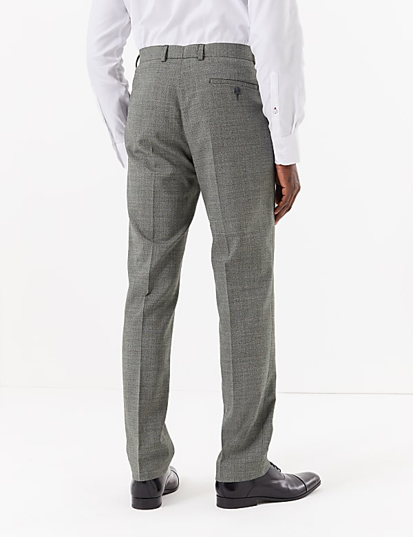 Grey Regular Fit Trousers