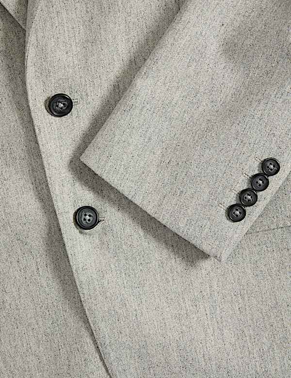 Tailored Fit Wool Rich Tweed Suit Jacket - NL
