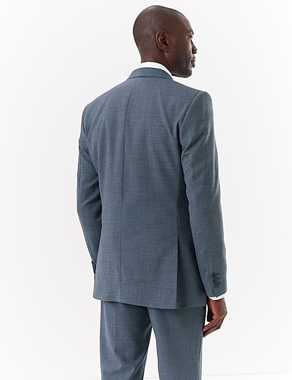 Blue Regular Fit Suit Jacket
