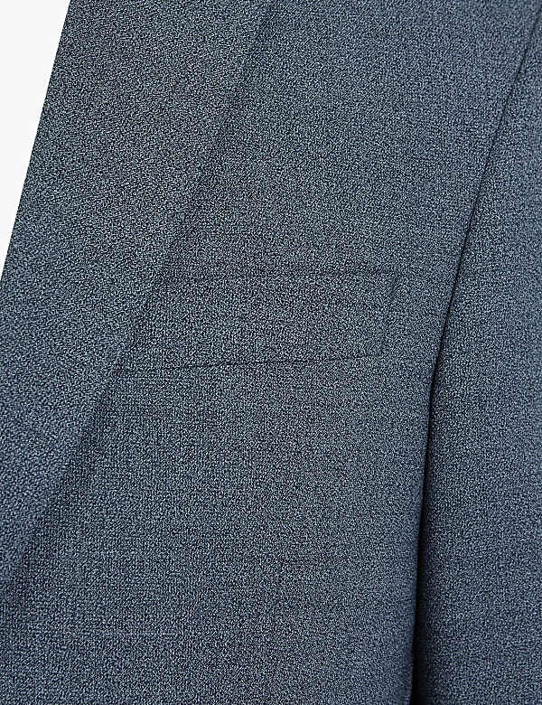 Blue Regular Fit Suit Jacket
