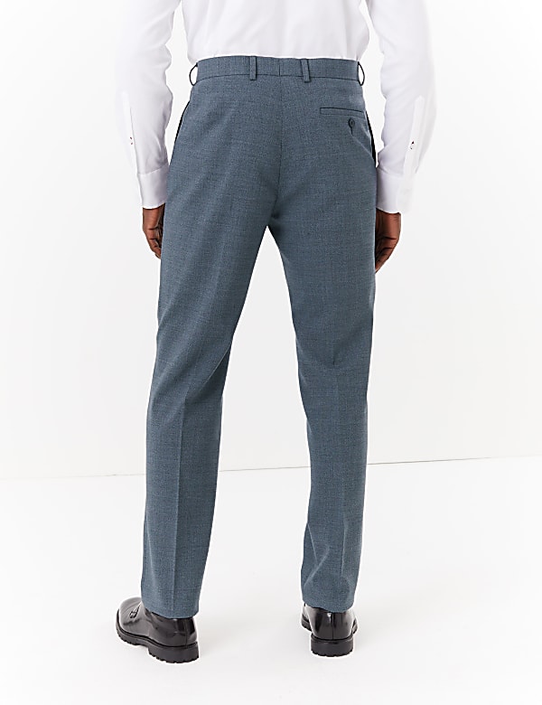 Blue Regular Fit Trousers
