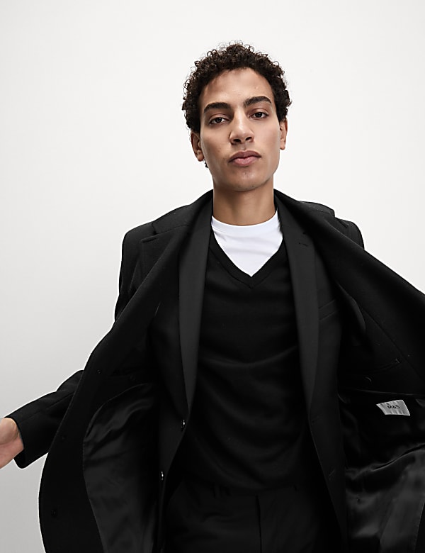 Veste de costume coupe très ajustée en tissu extensible - LU