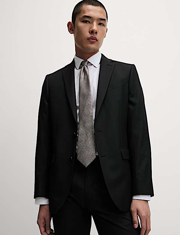 Tailored Fit Stretch Suit Jacket - DE