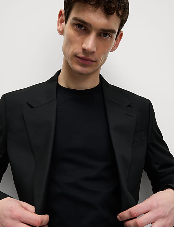 Relaxed Fit Stretch Suit Jacket - CZ