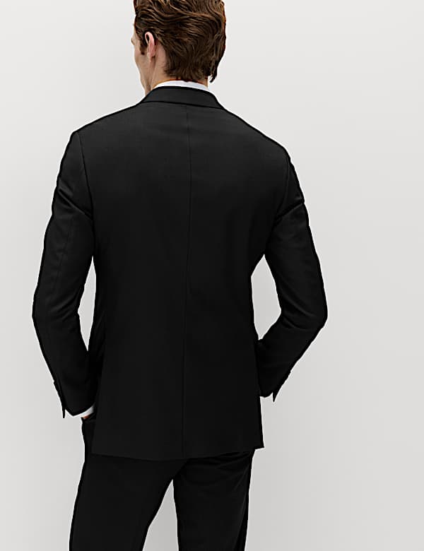 Slim Fit Double Breasted Jacket with Stretch - US