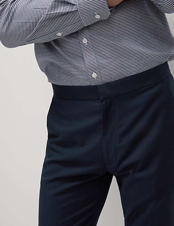 Slim Fit Elasticated Suit Trousers - JP