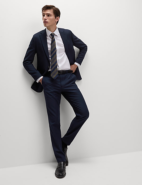 Slim Fit Stretch Suit Trousers