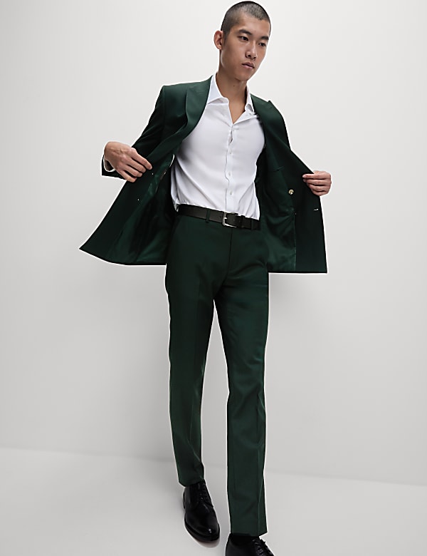 Slim Fit Stretch Suit Trousers