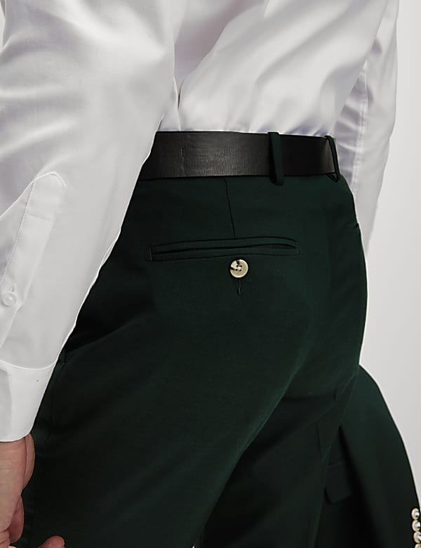 Slim Fit Stretch Suit Trousers