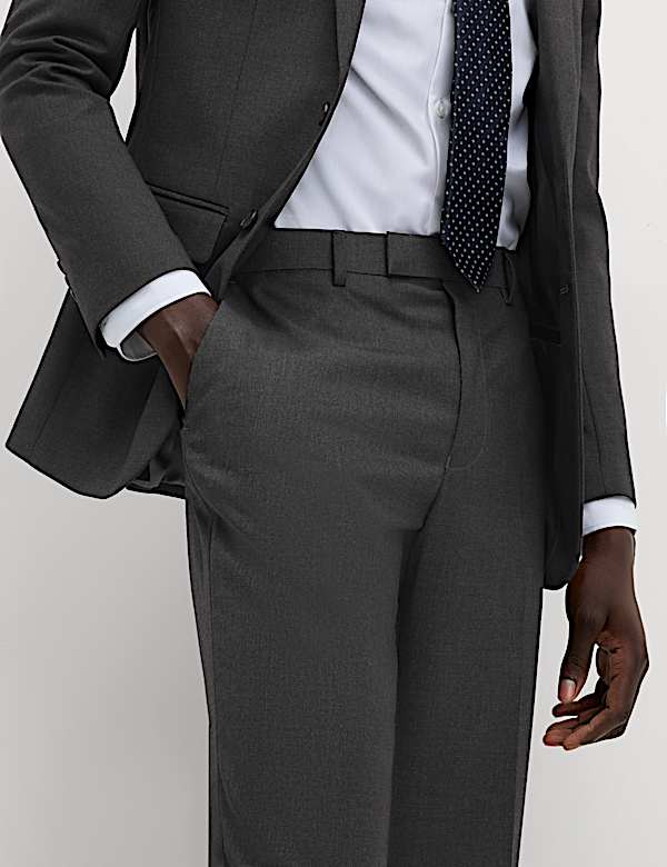 Slim Fit Stretch Suit Trousers