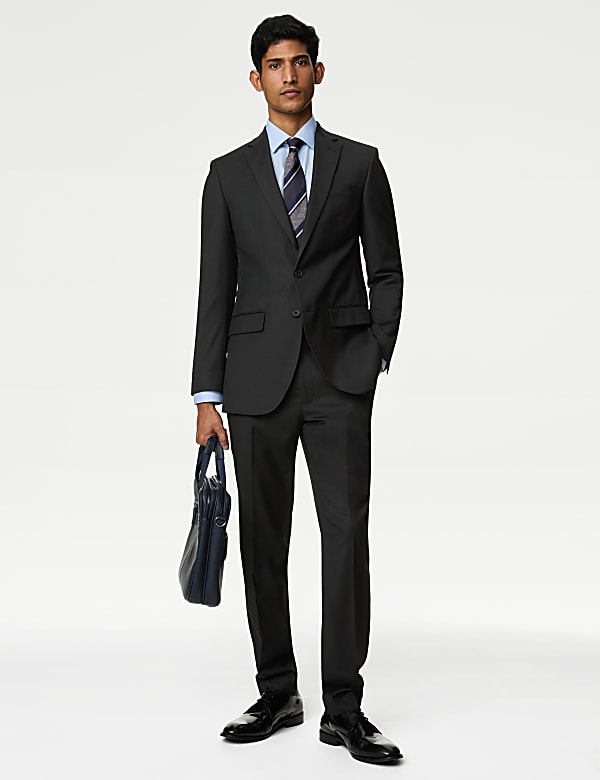 Slim Fit Stretch Suit Trousers