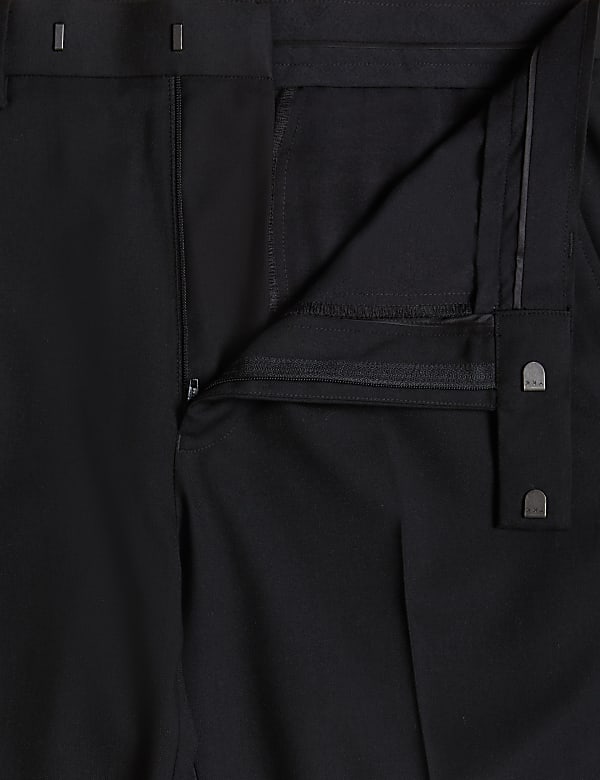 Skinny Fit Stretch Suit Trousers - US