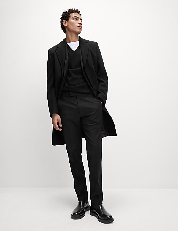 Skinny Fit Stretch Suit Trousers - US