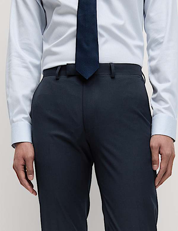 Pantalon de costume extensible coupe ajustée - BE