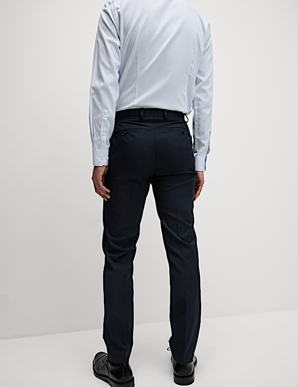 Pantalon de costume extensible coupe ajustée - BE