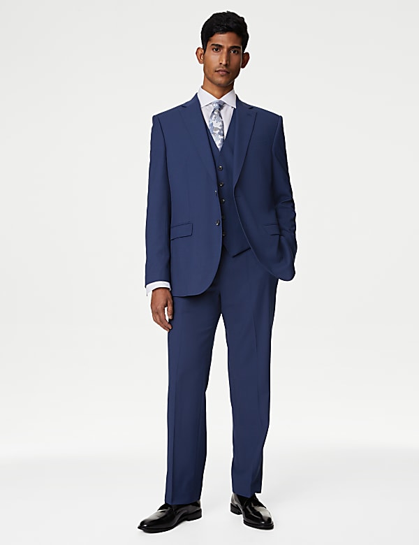 Regular Fit Stretch Suit Trousers