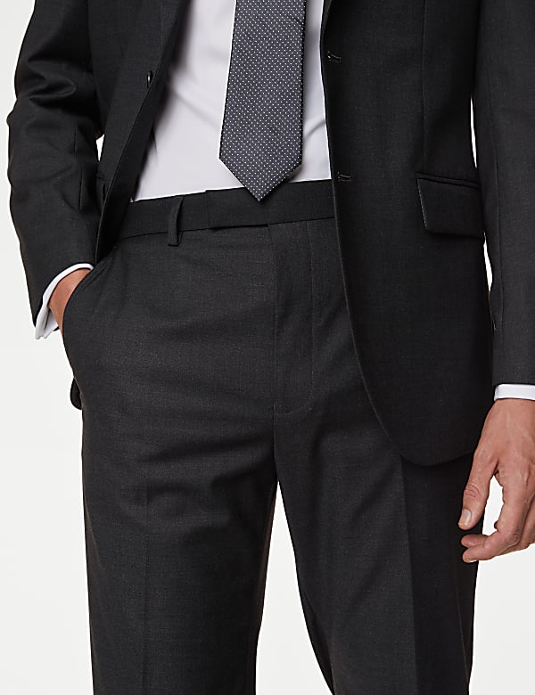 Regular Fit Stretch Suit Trousers