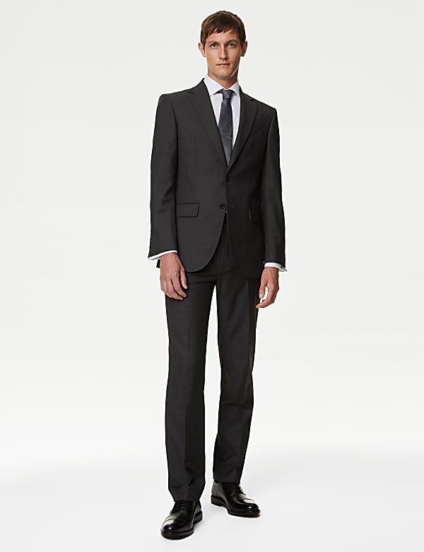 Regular Fit Stretch Suit Trousers