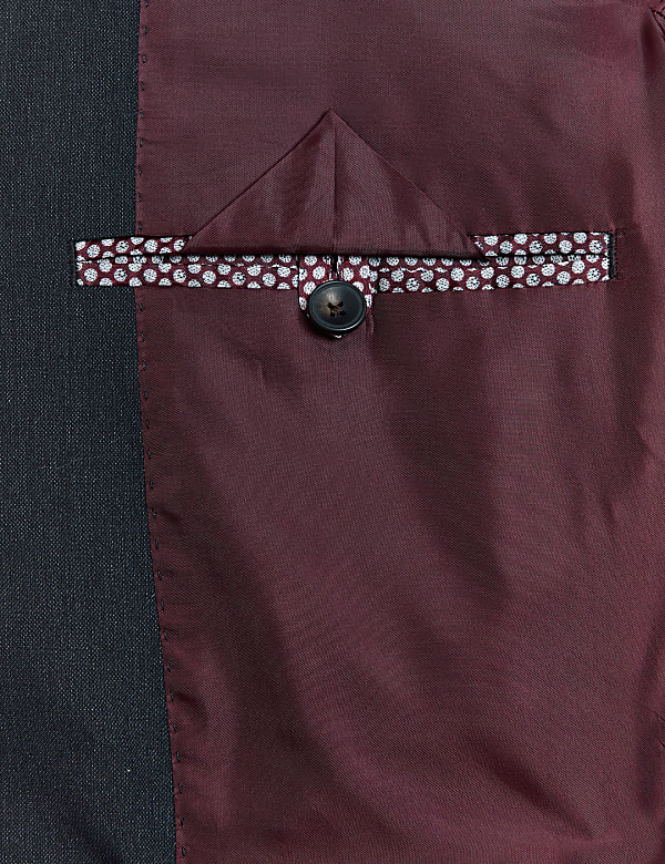 Tailored Fit Suit Jacket with Stretch