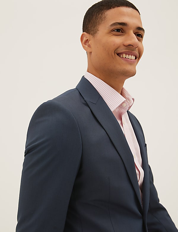 Slim Fit Suit Jacket with Stretch