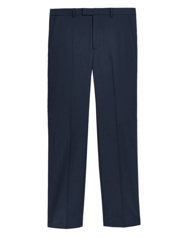 Tailored Fit Suit Trousers with Stretch