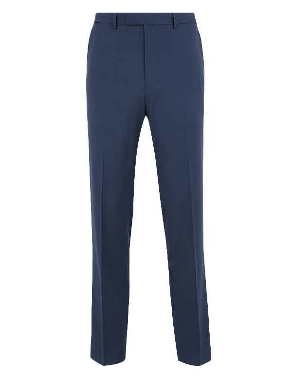 Regular Fit Suit Trousers with Stretch