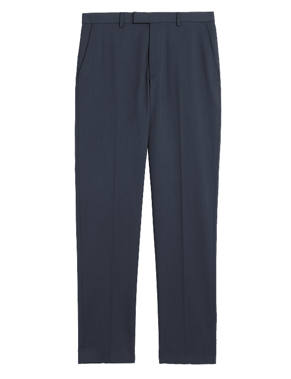 Slim Fit Suit Trousers with Stretch