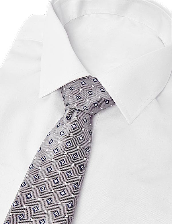 Slim Geometric Tie