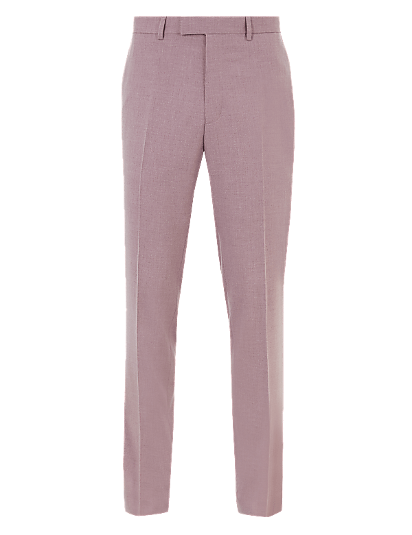 Pastel Slim Fit Trousers with Stretch