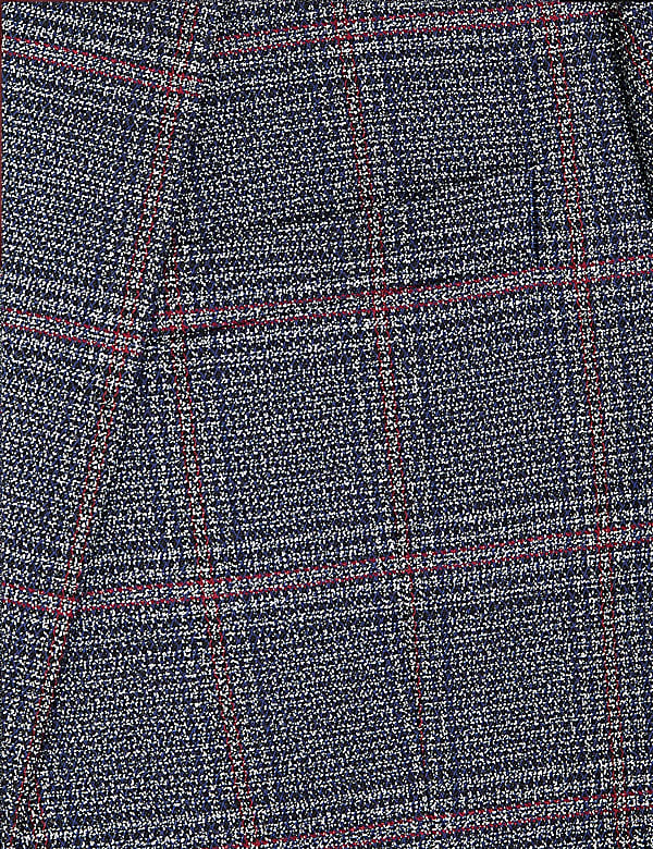 Checked Slim Fit Jacket