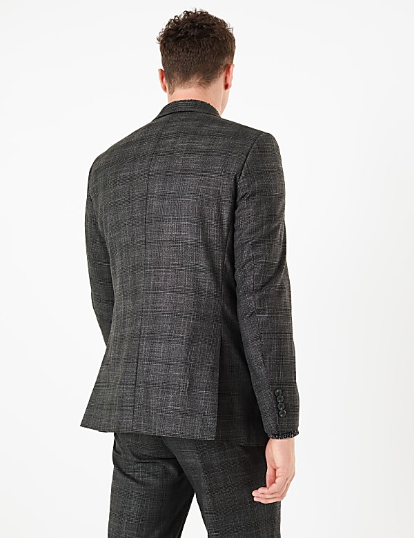Regular Fit Check Suit Jacket