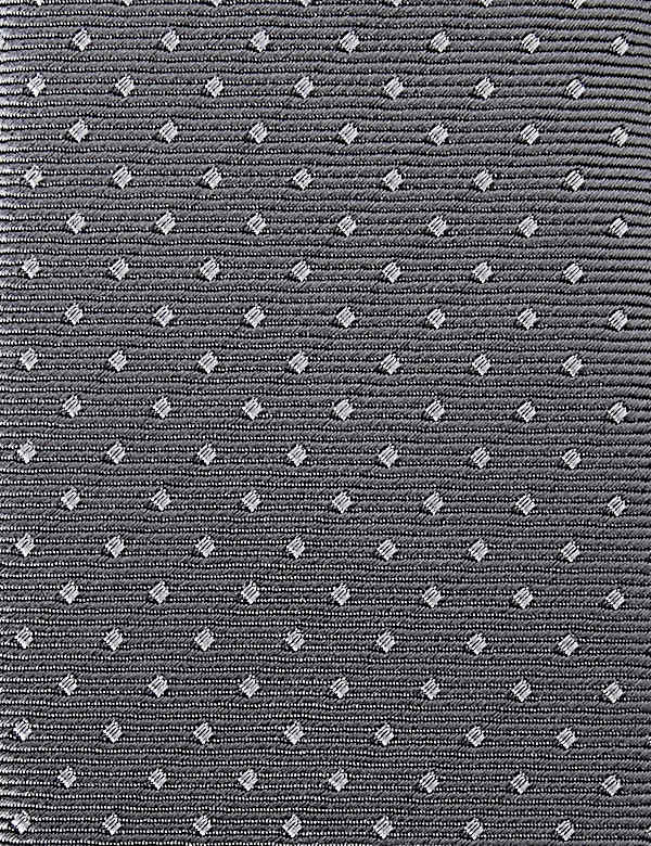 Skinny Woven Polka Dot Tie