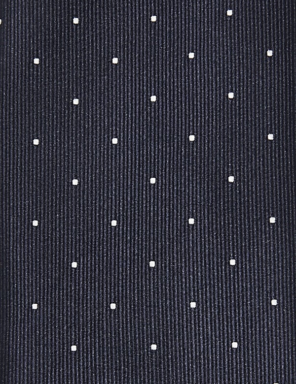 Skinny Twill Polka Dot Tie
