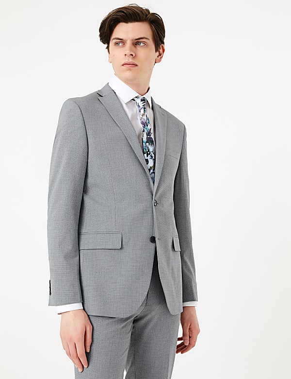 Slim Fit Check Jacket
