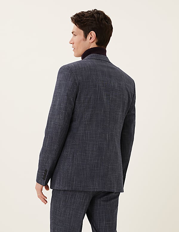 Slim Fit Textured Suit Jacket