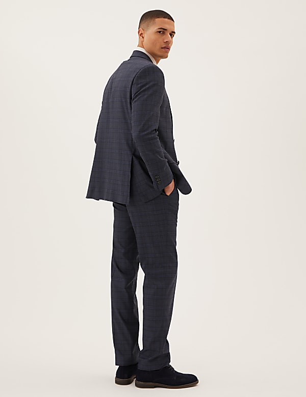Regular Fit Check Suit Jacket