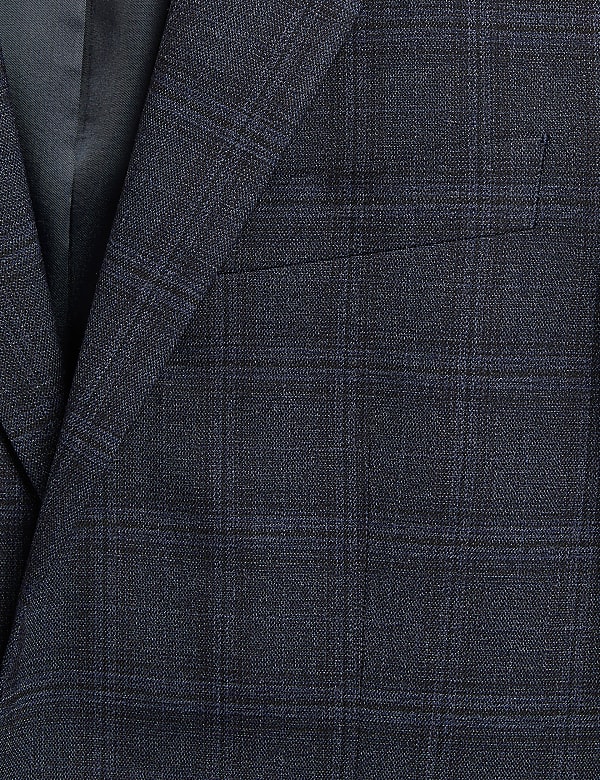 Regular Fit Check Suit Jacket