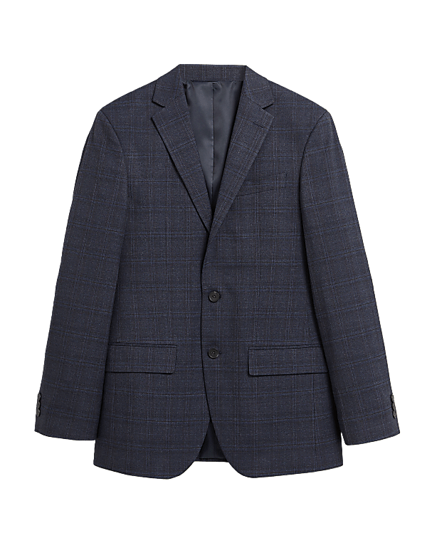 Regular Fit Check Suit Jacket