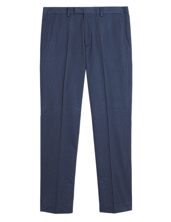 Slim Fit Textured Trousers