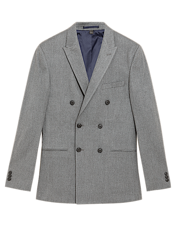 Slim Fit Double Breasted Jacket