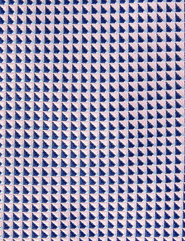 Slim Woven Geometric Tie