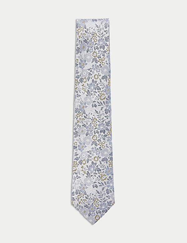 Floral Pure Silk Tie - RO