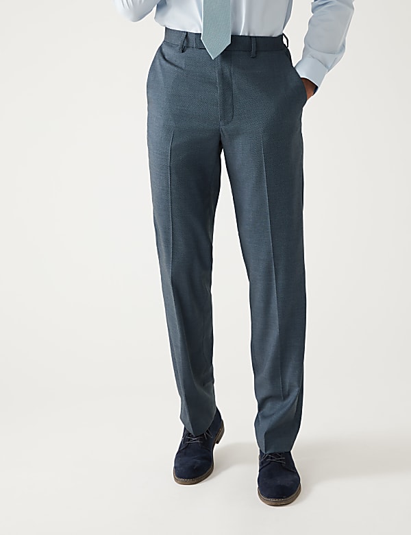 Regular Fit Stretch Suit Trousers