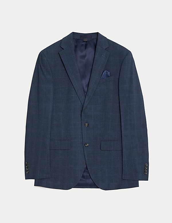 Colbert met slanke pasvorm en Prince of Wales-ruit - BE