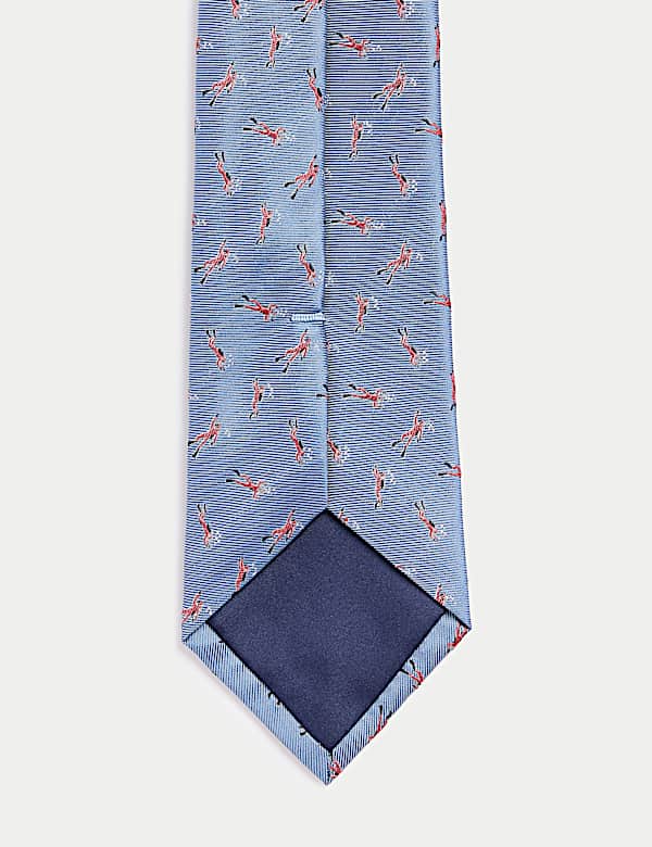 Scuba Print Pure Silk Tie - ID