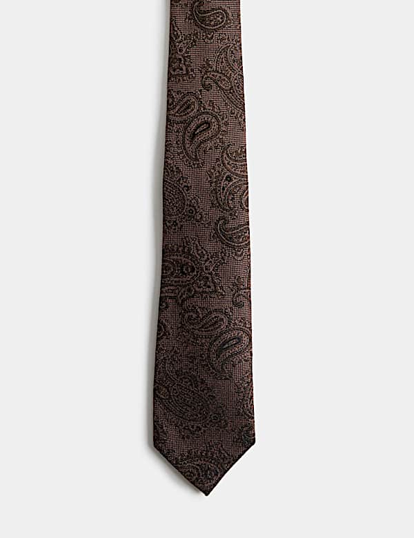 Paisley Silk Wool Tie - NZ